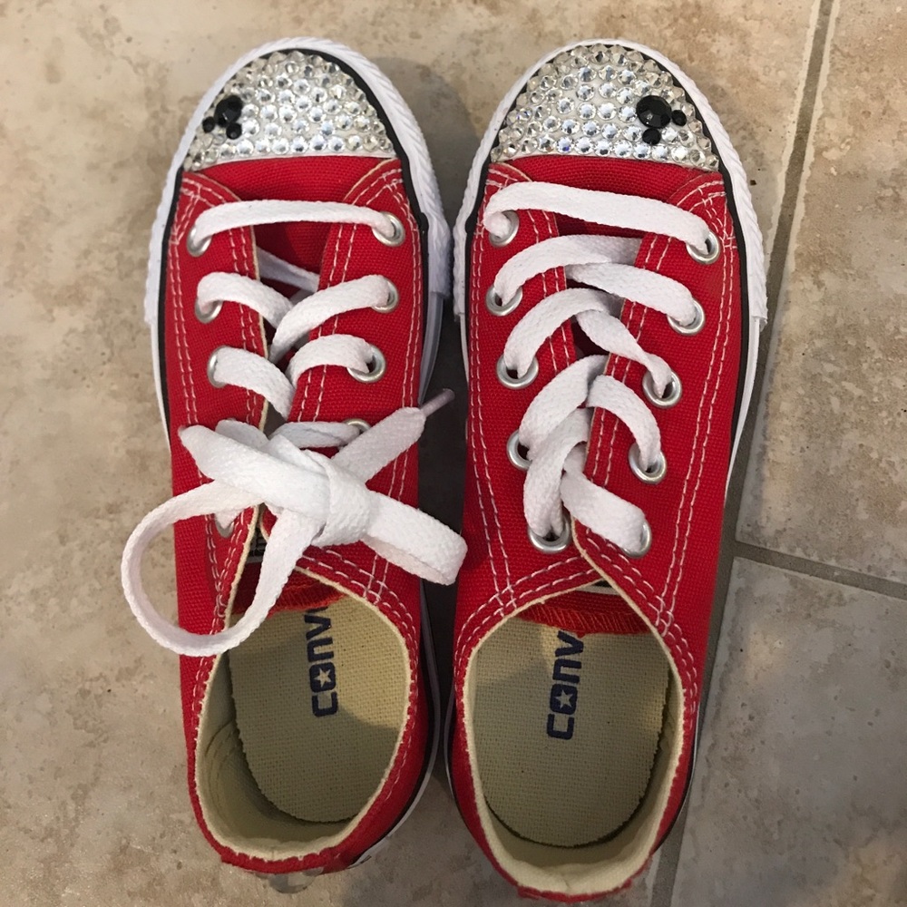 Converse bling size 11 Mickey Mouse shoes